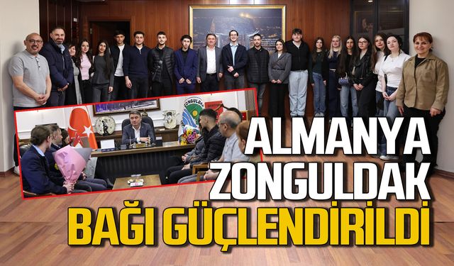 Almanya’dan Zonguldak’a gelen öğrenciler güçlü bağ kuruldu