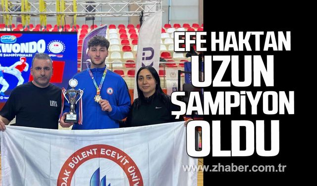 Efe Haktan Uzun Şampiyonu oldu.