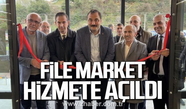 Zonguldak'ta File Market hizmete açıldı.