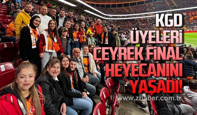KGD, Ziraat Türkiye Kupası çeyrek final heyecanını yerinde yaşadı