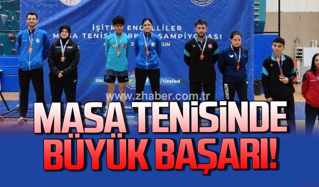 Çaycuma Gençlerbirliği SK’dan Masa Tenisinde büyük başarı