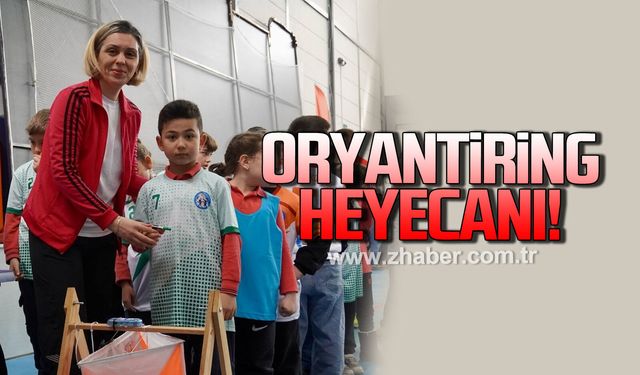 Çaycuma’da oryantiring heyecanı