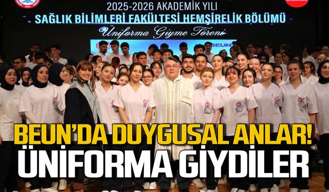 BEUN'da üniforma giyme töreninde duygusal anlar yaşandı