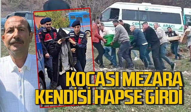 Kocası toprağa kendisi de hapse girdi: Tartıştığı kocasını öldüren kadın tutuklandı