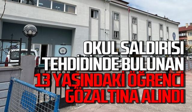 Okul saldırısı tehdidinde bulunan öğrenci adli kontrol şartıyla serbest bırakıldı