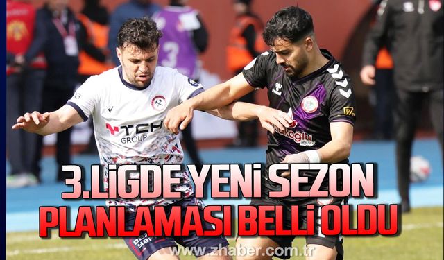 3. Lig’de yeni sezon planlaması belli oldu