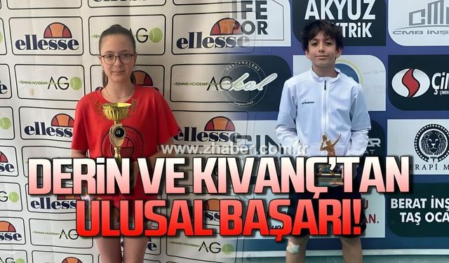 Derin Türkçelik ve Kıvanç Kasap’tan gurur veren dereceler