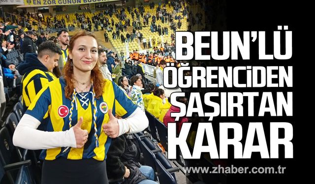 Zonguldak BEÜN öğrencisi Galatasaray’ı bıraktı, Fenerbahçeli oldu.