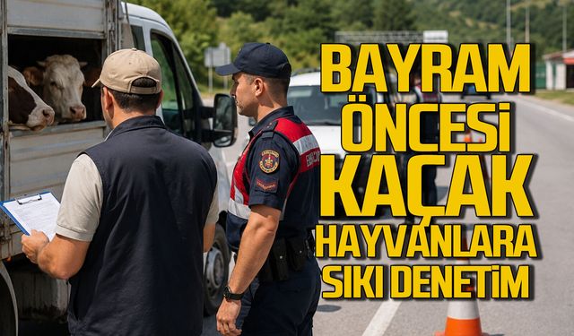 Kurban Bayramı öncesi kaçak hayvanlara sıkı denetim