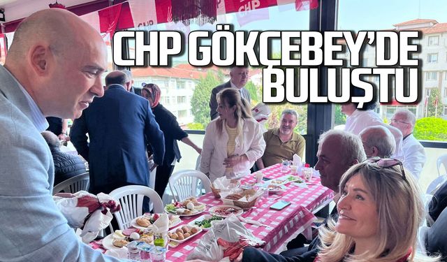 CHP Gökçebey'de kahvaltıda buluştu