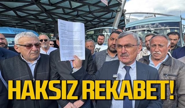 Minibüs esnafından "haksız rekabet" tepkisi