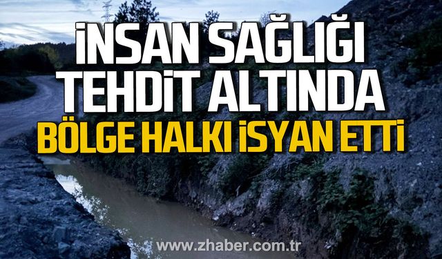 Alaplı’da Cüruf Dağı Çevre ve Suları Kirletmeye Devam Ediyor