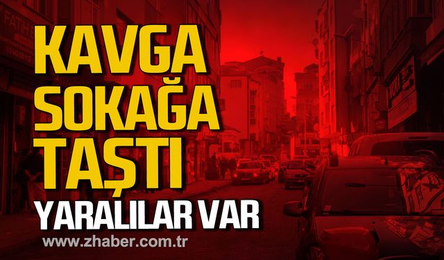 Ereğli'de kavga sokağa taştı. Yaralılar var.