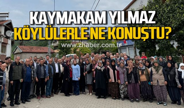 Kaymakam Fatih Yılmaz’dan köy halkına ziyaret