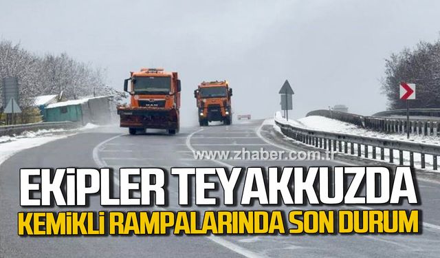 Karabük Kemikli Rampalarında ekipler teyakkuzda.