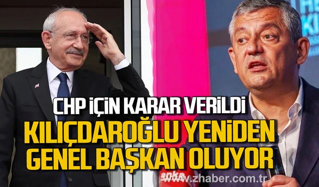 CHP için karar verildi. Kemal Kılıçdaroğlu yeniden Genel Başkan oluyor.