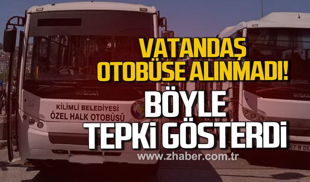 Kilimli’de Köpek gerekçesiyle yolcu mağduriyeti. Otobüse alınmadı
