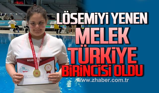 Lösemiyi yenen Masal Çelik, yüzmede Türkiye birincisi oldu