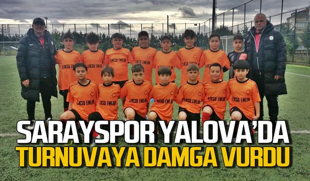 Sarayspor Yalova’da turnuvaya 2 galibiyetle başlayarak damga vurdu
