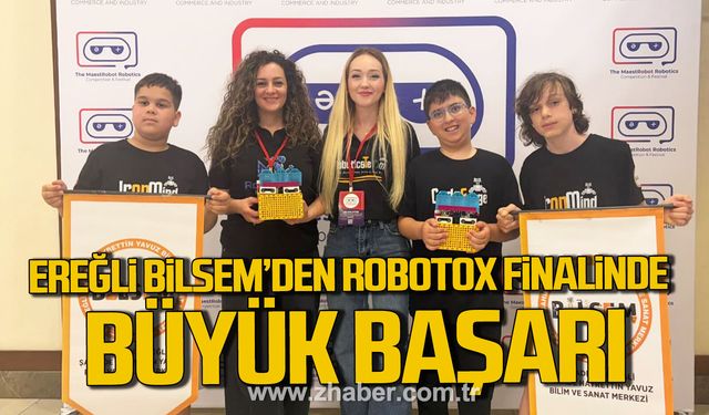 Kdz. Ereğli Şahinde Hayrettin Yavuz Bilim ve Sanat Merkezi ROBOTİK TAKIMINDAN başarı.