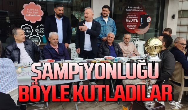 Turgut Tanyıldız Masterler şampiyonluğu kahvaltıda kutladı