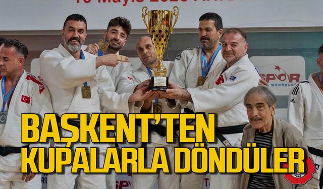 Zonguldaklı judocular Ankara’dan kupa ve madalyalarla döndü