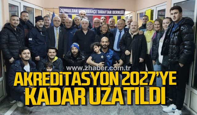 Zonguldak Fenerbahçeliler Derneği’nin Akreditasyonu 2027 yılına kadar yenilendi