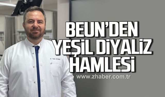 Diyalizde su israfına son verecek proje, BEUN'dan 'Sürdürülebilir Sağlık' hamlesi