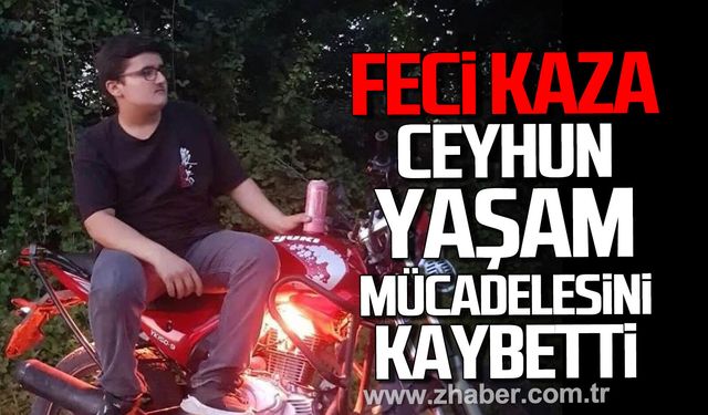 Bartın'da feci kazada ağır yaralanan Ceyhun Özdal hayatını kaybetti.