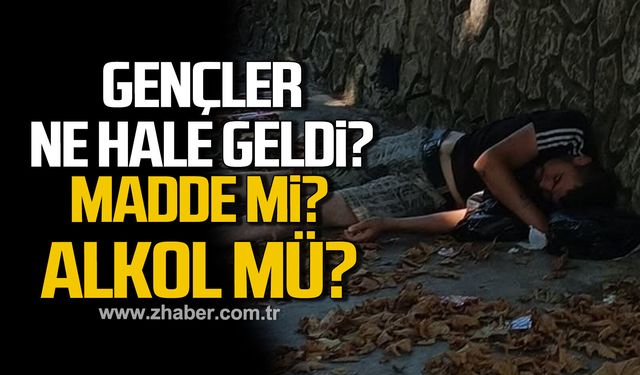 Gençler ne hale geldi? Kozlu'da baygın halde bulundu