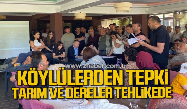 Zonguldak’ta ÇED süreci başladı, Uzugüney köyü ÇED’e isyan etti
