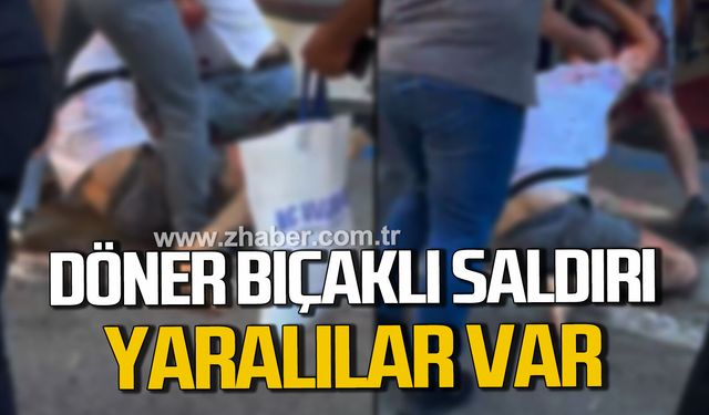 Kozlu’da döner bıçaklı saldırı. Yaralılar var