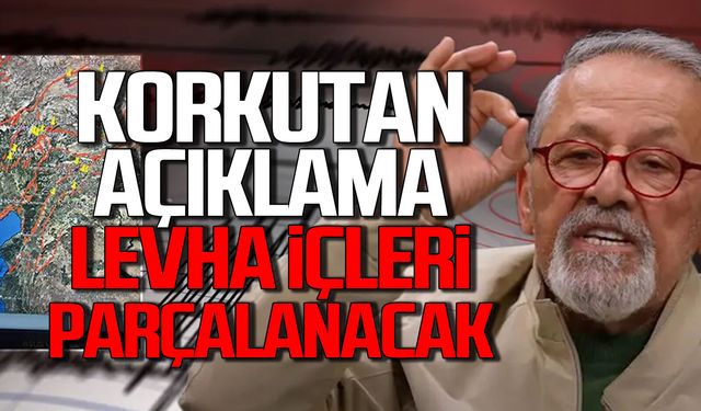 Korkutan açıklama "Levha içleri parçalanacak"