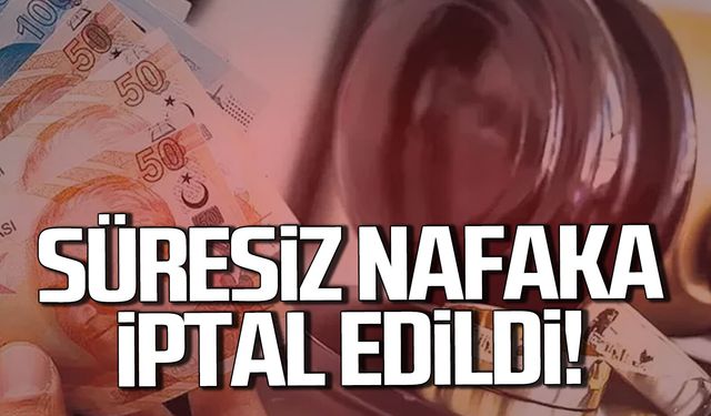 AYM, Süresiz nafaka düzenlemesini iptal etti