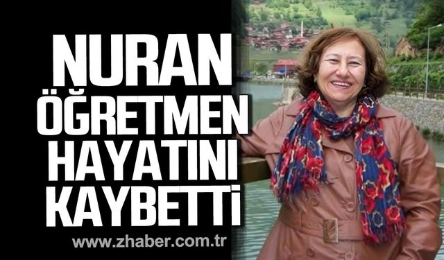 Kilimli'de acı haber. Nuran Bacak hayatını kaybetti.