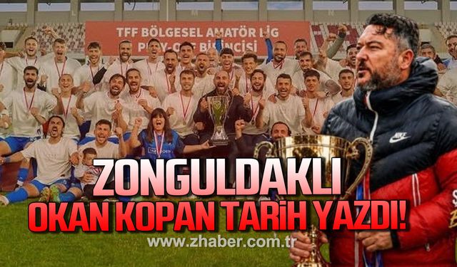 Zonguldaklı Okan Kopan tarihi yazmaya devam ediyor…. Adaletgücüspor'u 3. Lig'de...