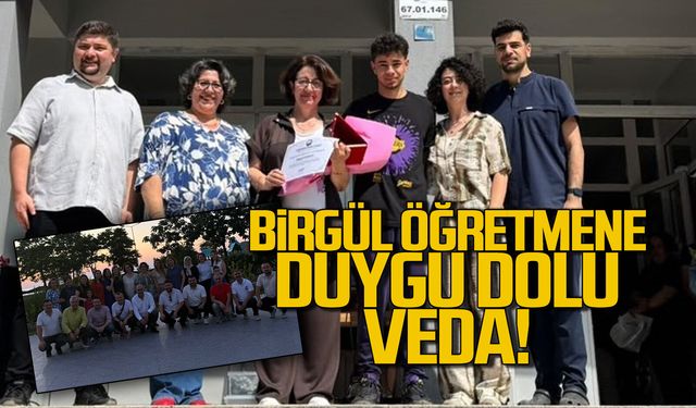 Birgül Kangal'a duygu dolu veda