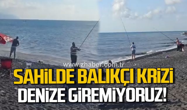 Kozlu sahilinde balıkçı krizi, Vatandaşlar tepkili: Denize giremiyoruz