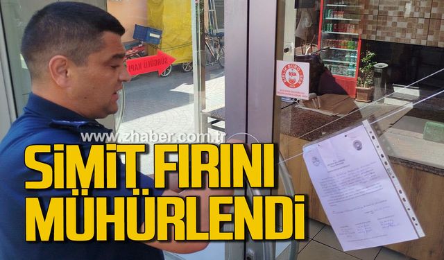 Devrek’te hijyen denetiminde simit fırını mühürlendi