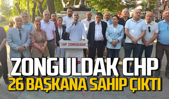 Zonguldak'ta CHP'liler 26 İl başkanı için ayaklandı
