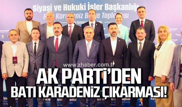AK Parti'den Batı Karadeniz çıkarması