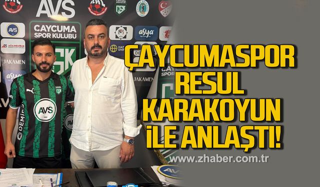 Çaycumaspor, Resul Karakoyun ile anlaştı
