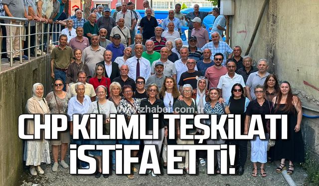 CHP Kilimli teşkilatı toplu istifa etti