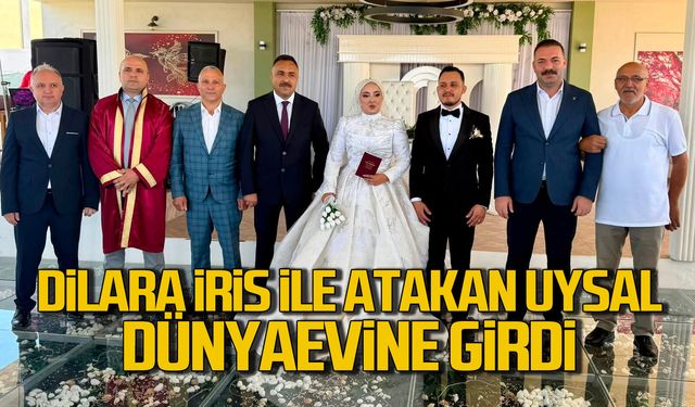 Dilara İris ile Atakan Uysal dünya evine girdi