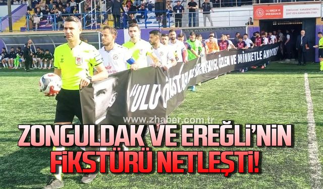 Zonguldakspor ve Ereğli’nin fikstürü netleşti