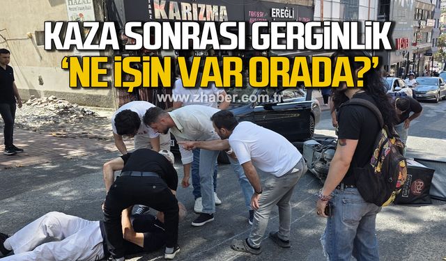Ereğli’de motosiklet yayaya çarptı: 1 Yaralı