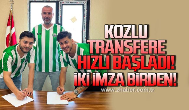 Kozluspor transfere hızlı başladı... İki imza birden!