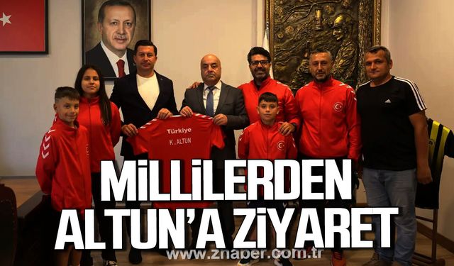 Millilerden Kamil Altun’a ziyaret