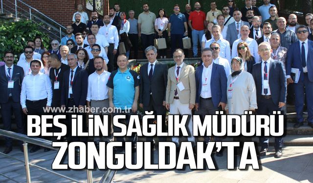 Beş ilin sağlık müdürü Zonguldak'ta acil sevk zinciri için toplandı