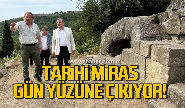 Ahmet Çolakoğlu’ndan Filyos Nekropol alanına inceleme